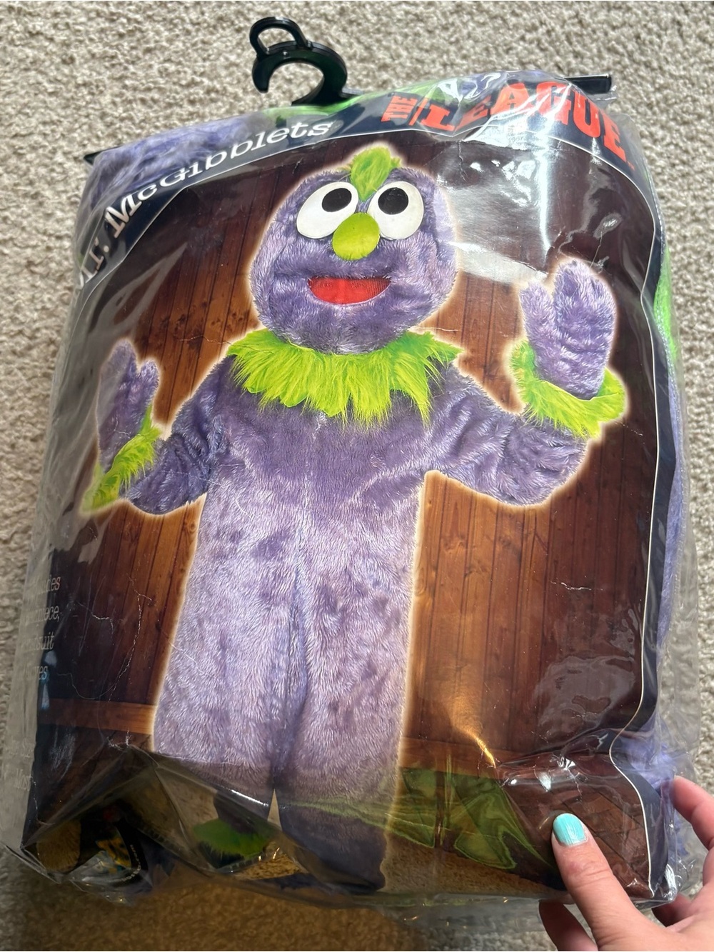 Mr. Mcgibblets The League Costume One Size NEW Adult Rare HTF Halloween